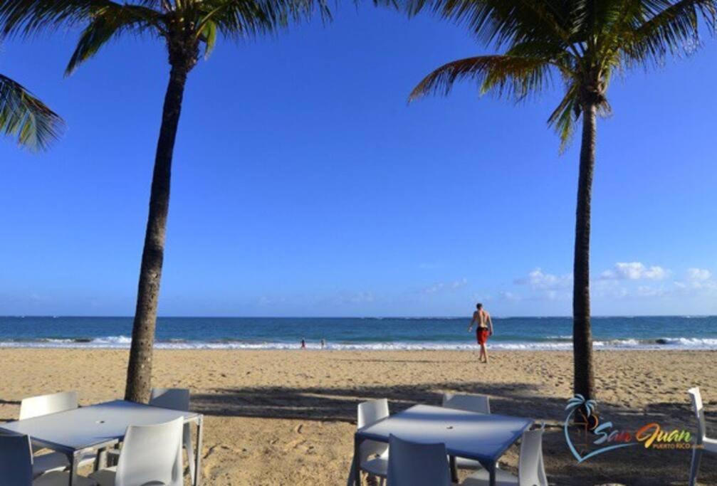 One Bedroom Apt 30 Steps From Prime Beach Generator Parking Included San Juan Exterior foto